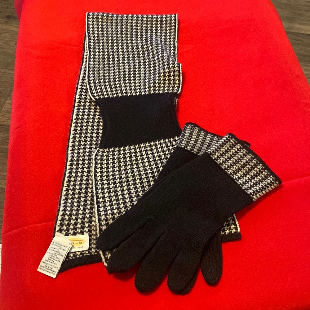 Talbots Scarf and Gloves Set